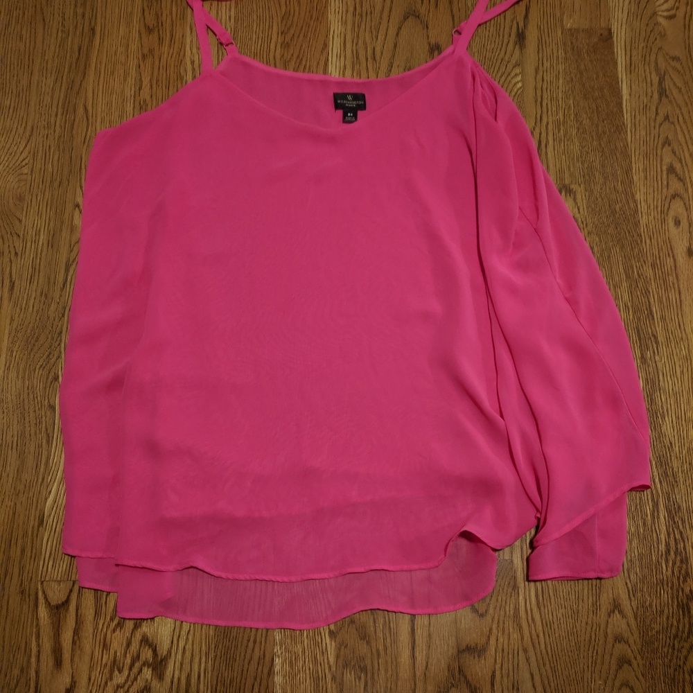 Hot pink tank top